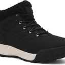 NEOTO Snow Boots for Womens Lightweight Insulated Faux Fur Winter Ankle Booties Ladies Comfortable Outdoor Shoes (9, Black)