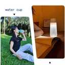 15oz Tritan Light Cup,Kids water bottle with Led light,Atmosphere lights BPA Free multicoloured rechargeable light drinking cup Gifts for school boys and girls(Green)