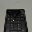 havit Bluetooth Number Pad Wireless Numeric Keypad Numpad 26 Keys Portable Mini Financial Accounting Rechargeable Numeric Pad for Windows Laptop Desktop, PC, Notebook (Black)