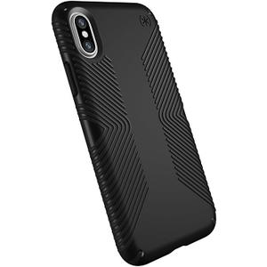 Speck Products Presidio Grip Case for iPhone XS/iPhone X, Black/Black