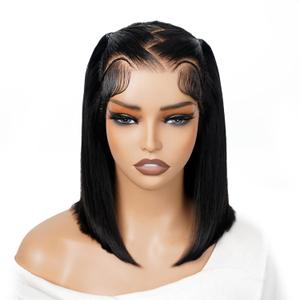 SUPERNOVA Glueless Styled Short Bob Wig Human Hair 13x4 Lace Front Braided Wigs For Black Women Straight Wear And Go Glueless Wigs Human Hair Pre Plucked Pre Cut Lace 200 Density(14 Inch) SUPERNOVA Glueless Styled Short Bob Wig Human Hair 13x4 Lace Front Braided Wigs For Black Women Straight Wear And Go Glueless Wigs Human Hair Pre Plucked Pre Cut Lace 200 Density(14 Inch)