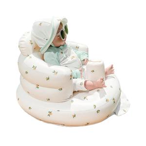 Inflatable Baby Chair, AirSwim Baby Inflatable Seat for Babies 3 Months and Up Summer Inflatable Baby Seat for Sitting Up, Blow Up Baby Floor Seat with Built in Air Pump, Orange Inflatable Baby Chair, AirSwim Baby Inflatable Seat for Babies 3 Months and Up Summer Inflatable Baby Seat for Sitting Up, Blow Up Baby Floor Seat with Built in Air Pump, Orange