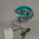 AILIHEN C8 Wired Headphones with Mic and Volume Control - Noise Isolating On-Ear Headphones, Folding Lightweight Corded 3.5mm Headset for Cellphones Tablets Chromebook Laptop Computer (Grey/Mint) (Medium, Turquoise)