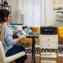 Brother Work Smart 1360 Wireless Color Inkjet All-in-One Printer with Automatic Duplex Printing and 1.8” Color Display | Includes Refresh Subscription Trial(1) (MFC-J1360DW)