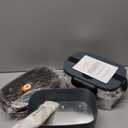 Heated Lunch Box,120W Electric Lunch Box for Adults with 1.5L 304 Stainless Steel Container, 12V/24V/110V Lonchera Elctrica Porttil for Travel,Work,Car,Truck (Charcoal Grey, 1.5L x 4)