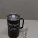 Lifecapido Male Nurse Gifts for Men, Like A Normal Nurse But Way Cooler Stainless Steel Coffee Mug, Nurse Week Gifts Appreciation Graduation Gifts for Murse Nurse Practitioner (20 oz Black)
