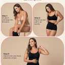 SHAPERMINT Womens Tops - Scoop Neck Cami Body Shaper for Women, Shapewear Tummy Control, Camisole Tank Tops for Women (Black, L)