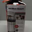 Hamilton Beach Custom Grind Electric Coffee Grinder for 4-14 Cups, One-Press Hand-Free Operation with Auto Shutoff, Removable Grinding Bowl For Easy Pour and Clean, Stainless Steel (80406)