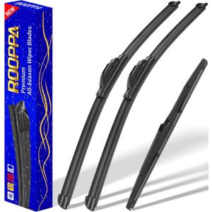 3 wipers Replacement for 2010-2015 Lexus RX450h/2010-2015 Lexus RX350, Windshield Wiper Blades Original Equipment Replacement - 26"/22"/16" (Set of 3) U/J HOOK