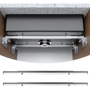 Undermount Sink Brackets, Adjustable Stainless Steel Sink Installation Kit for Heavy Duty Undermount Sink, 28-39.5in Undermount Sink Support for Kitchen, Laundy