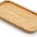 Bamboo Vanity Tray, Bathroom Counter Tray, Toilet Tank Tray, Bathroom Tray for Organizing and Home Decor, 9.8 x 5.5 x 0.8 inch