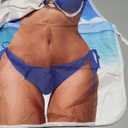 Hillban 2 Pack Funny Apron Creative Cooking Apron with Adjustable Waist Ties Holiday Aprons for Party Men Women (Bikini Theme)