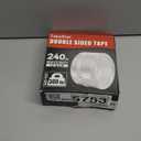 Double Sided Tape Heavy Duty (2 Rolls, 20 Feet) - Removable Waterproof Nano Mounting Filament Tape, 1.2" & 0.8" Width for Picture Hanging, Wall Decor, Posters, Carpets, Rugs - Indoor & Outdoor Use