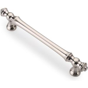 Asidrama 20 Pack 5 Inch(128mm) Brushed Satin Nickel Kitchen Cabinet Handles, Cabinet Pulls Kitchen Cabinet Hardware for Cupboard Drawer Pulls (5" Hole Center)