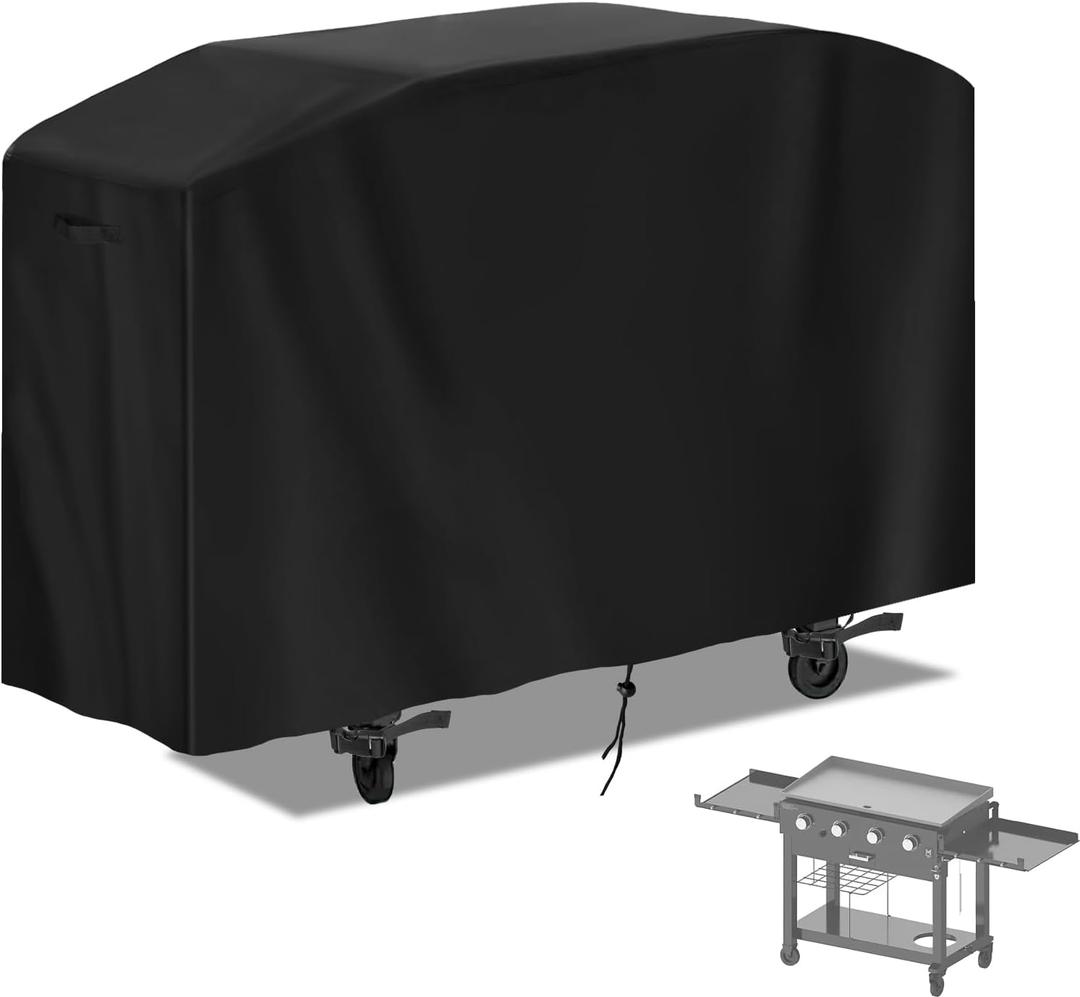 Flat Top Grill Cover for Members Mark Griddle,Waterproof Outdoor 36" Griddle Cover for Members Mark 4 Burner Grill, Heavy Duty Gas Burner Covers for Black Stone 36 Inch Cooking Station,74" W (74 x 26.7 x 33.5)