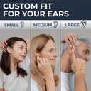 Peace&Quiet PQ Wax Ear Plugs for Sleeping - 30 Silicone Wax Earplugs for Sleeping and Swimming, Gel Ear Plugs for Noise Cancelling, Sound Blocking Level of 32 Db (30 Pillows), Color: White