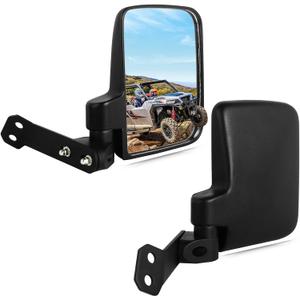 Factory-style Non-destructive Side View Mirror Compatible with 2016-2024 Polaris General 1000 EPS XP 4 1000 Rear Sideview Mirrors to Pro-Fit Cage Factory Mount