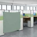SK Studio Office Cubicle Curtain, Privacy Curtains for Room Divider Portable Blackout Privacy Door Partition, Green, 48x60 Inch