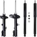 Rear Front Shock Struts Set Shock Absorbers Kit Replacement for Toyota RAV4 2001-2005