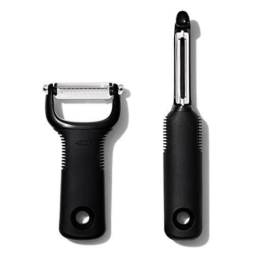 OXO Good Grips 2-Piece Peeler Set - Swivel and Julienne, Black