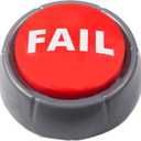 Epic Fail Button | Sad Trombone Sound Effect Button (Batteries Included) Back to School Christmas Holiday Stocking Stuffer Gift Office Desk Sales Marketing Gag Gift Nut Hype Funny Office Toy