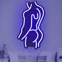 Neonawall Neon Sign Man Body LED Neon Sign for Wall Decor, Led Light Neon Light Super Bright Acrylic Handmade Man Body Light Up Sign for Shop Window Store Display Beer Bar Festivals