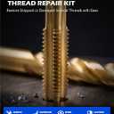 Orion Motor Tech 172pc Thread Repair Kit, Metric Thread Restorer Kit with HSS Drill Bits Taps Inserts Breakoff Installation Tools, Auto Rethreading Restorer Tool Kit in M5 M6 M8 M10 M12 Sizes