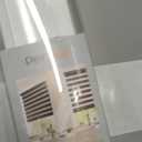 Persilux Cordless Zebra Blinds for Windows Shades (30.5"W x 72"H, White) Dual Layer Fabric for Day and Night Thermal Roller Shades, Free-Stop Room Darkening Sheer Shades for Home, Office and Bedroom