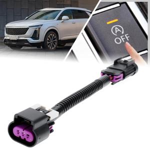 Auto Start Stop Eliminator/Delete/Canceller Wiring Harness Compatible with 2016 2017 2018 2019 Cadillac XT5 CTS ATS CT6 Disable Auto Stop Engine Error Free Stop-Start Bypass Cable Harness