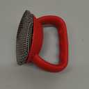 Cast Iron Cleaning Brush with Heavy Duty Handle  2.6mm Fine Chain Scrubber, 316L Stainless Steel for Cleaning Cast Iron Pots, Pans Cookware