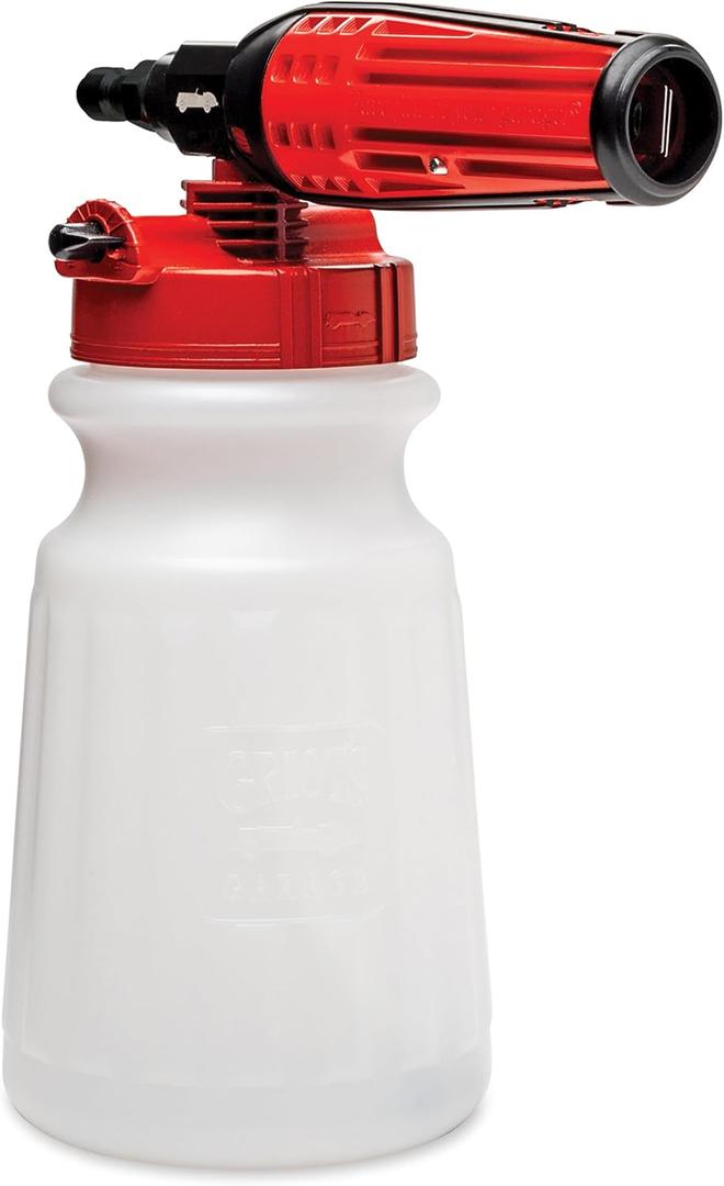 Griot's Garage Brilliant Finish Foam Cannon, For Pressure Washers, Apply Car Washes and Cleaners,  Quick Connect. 33.8 Oz Jar, 51185