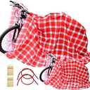 ZMCINER 2 PCS 40” x 80” Bike Gift Bag Extra Large Christmas Gift Bags for Bike Christmas Gift Bags for Giant Gifts Jumbo Bicycle Gift Bag with Strings and Tags