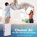 Filtrete 16x25x4 Refillable Air Filter Starter Kit, MPR 1550, MERV 12, 1 Reusable Air Filter Frame & 2 Air Filters, Fits Honeywell & Lennox, Allergen Bacteria & Virus, actual size 15.88 x 24.62 x 4.25