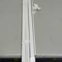 LazBlinds No Tools No Drill 1" Vinyl Mini Blinds, Cordless Blinds for Windows, Light Filtering Horizontal Window Blinds & Shades, 27" W x 64" H, White