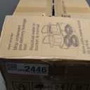 Gen 1 Large-Capacity Spin Mop and Bucket  for Big Homes & Deep Cleaning Days,4-Chamber System Separates Dirty & Clean Water, 2-GAL Heavy-Duty Design with Wheels & 6 Refill Mop Heads - White/Grey