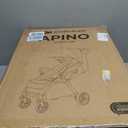 Kinderkraft APINO Lightweight Stroller, Auto Folding, Black