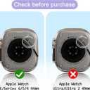 Bling Case for Apple Watch Apple Watch SE 3 (2025)/ SE2/ SE/Series 6/5/4 44mm Screen Protector, Woman Glitter Crystal Rhinestone Scratch Resistant Overall Protective Bumper Cover, Colorful