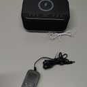 Bluetooth Alarm Clock Radio Bedroom, Digital Dual Alarm Clock Bedroom, Up to 10 Alarms Clock Night Light Speaker App/Button Control FM Charge Snooze Adjustable Volume Dim 12/24H, Black