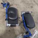 Drive Medical Blue Streak Wheelchair with Flip Back Desk Arms, Elevating Leg Rests Folding Outdoor Desk Length Arms,Alloy Steel 20 Inch Seat
