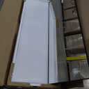 PexFix Full Length Floor Mirror Floor Mirror Stand up Mirror Wall Mounted Hanging Mirror Bedroom Mirror Black Aluminum Alloy Frame Big Mirror with Stand for Bedroom,65''x22'' (JJ00371AAFN+USAM019)