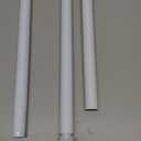 White Tension Curtain Rod for Windows 28 to 48 Inch,7/8"Small Shower Curtain Rod for Bathroom,Pressure Spring Tension Curtain Rod No Drilling for Closet Doorway Kitchen (White 1 Pack)