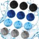 Blulu 12 Pieces Pet Hair Remover for Laundry Dryer Balls Reusable Washing Machine Hair Catcher Pet Dog Cat Catcher Lint Remover (Gray Blue Color)