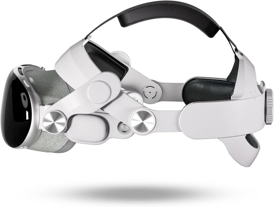 Elite Head Strap Compatible with Apple Vision Pro, Adjustable Strap Reduce Facial Pressure and Balance Weight, Enhanced Comfort and Gaming Immersion Strap for Vision Pro Accessories