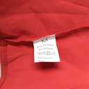 GIYKBX Women Ruffled Lace Trim Bow Sexy V Neck Corset Tops Adjustable Straps Bustier Body shaper Crop Top, Red M