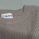 The Drop Women's Alice Crew-Neck Back-Slit Ribbed Pullover Sweater, S