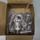 FENG PAI 12Pcs NPT 3/8 Inch Pressure Washer Adapter Set, 12 Sets Stainless Steel External Male and Female Quick Connector Kit, Pressure Washer External Female and Male Thread Fitting