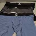 Nylon 7in Boxer Briefs No Fly 6pk Black/Blue/Gray, Size L