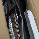 Outdoor Electric Patio Heater, 34-inch 1500W Infrared Tower Heater with Instant Heating, Tip-Over & Overheat Protection, IPX5 Waterproof Space Heater for Patio Garage Workshop Indoor & Outdoor Use (Standard)