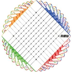DianSheng Galaxy 11 M Magnetic 11x11 Speed Cube Stickerless 11x11x11 M Magic Cube(Primary Kernel)