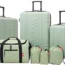 Wrangler Venture Luggage and Travel Set, Laurel, 7-Piece Set